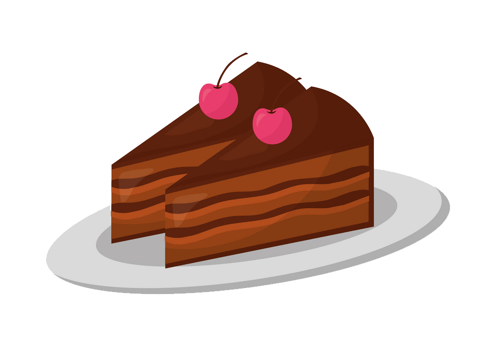 チョコレートケーキ イラスト透明 2 イラスト