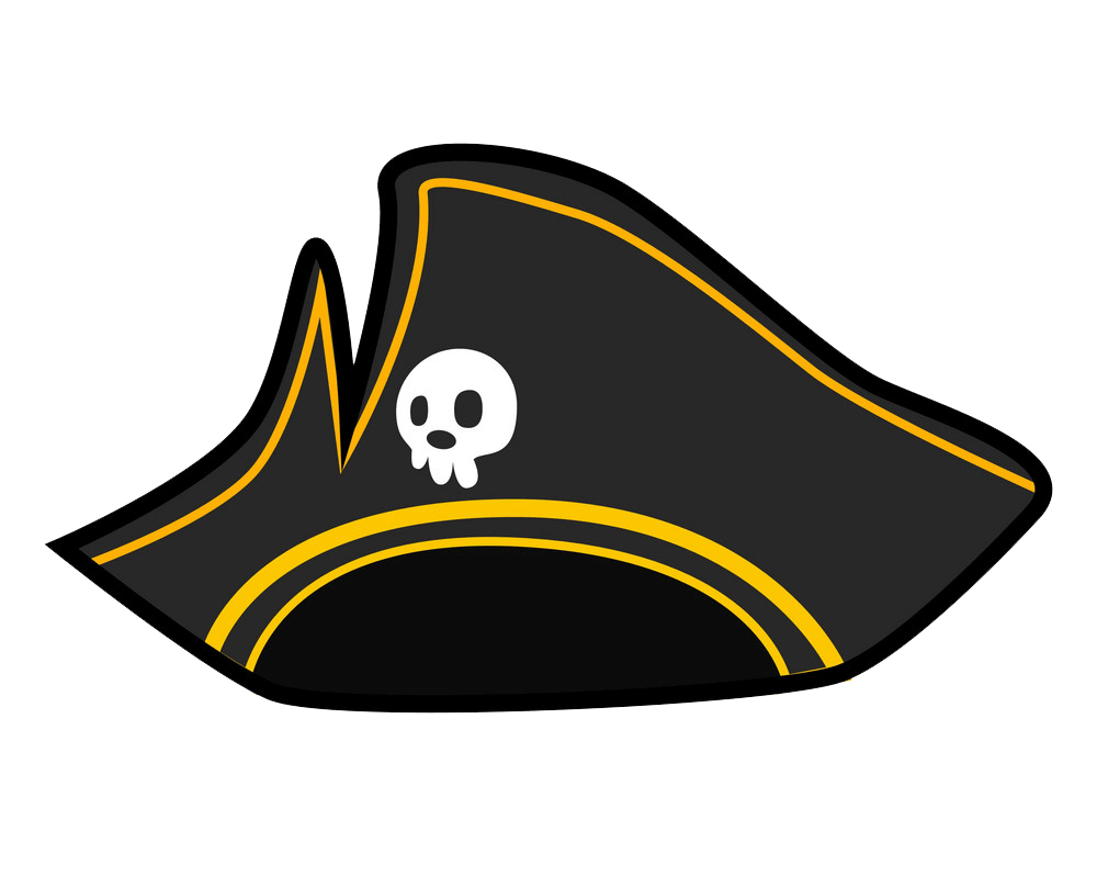 海賊の帽子イラスト透明1