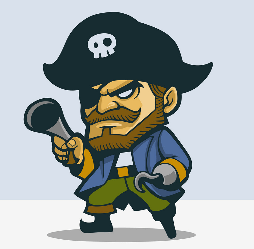 海賊のイラスト イラスト