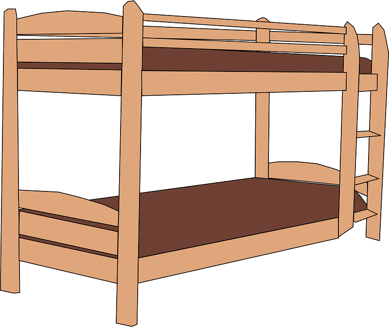 子供のためのベッドのイラスト イラスト