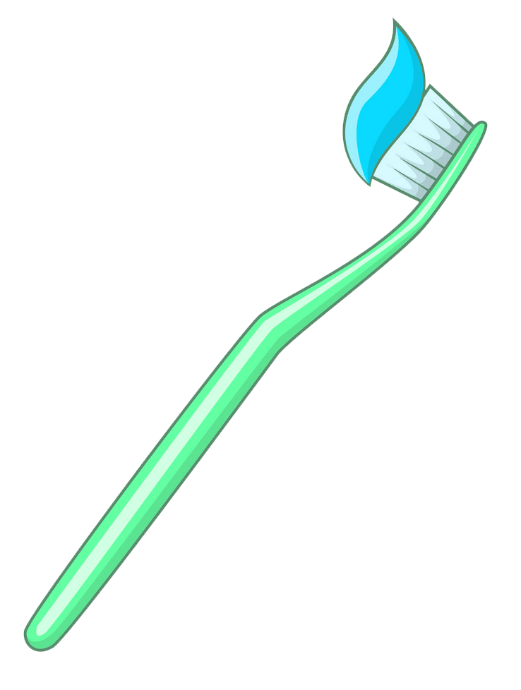 緑の歯ブラシ イラスト透明 イラスト