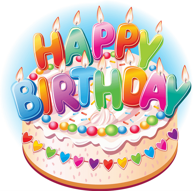 お誕生日おめでとうケーキのイラスト イラスト
