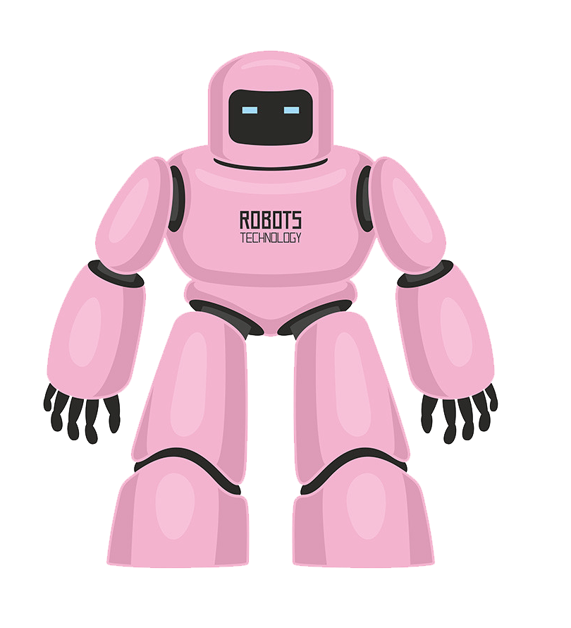 ピンクのロボットイラスト透明 イラスト