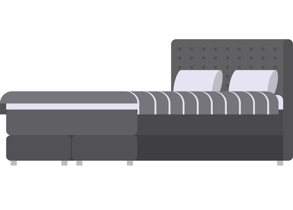 睡眠ベッドのイラスト イラスト