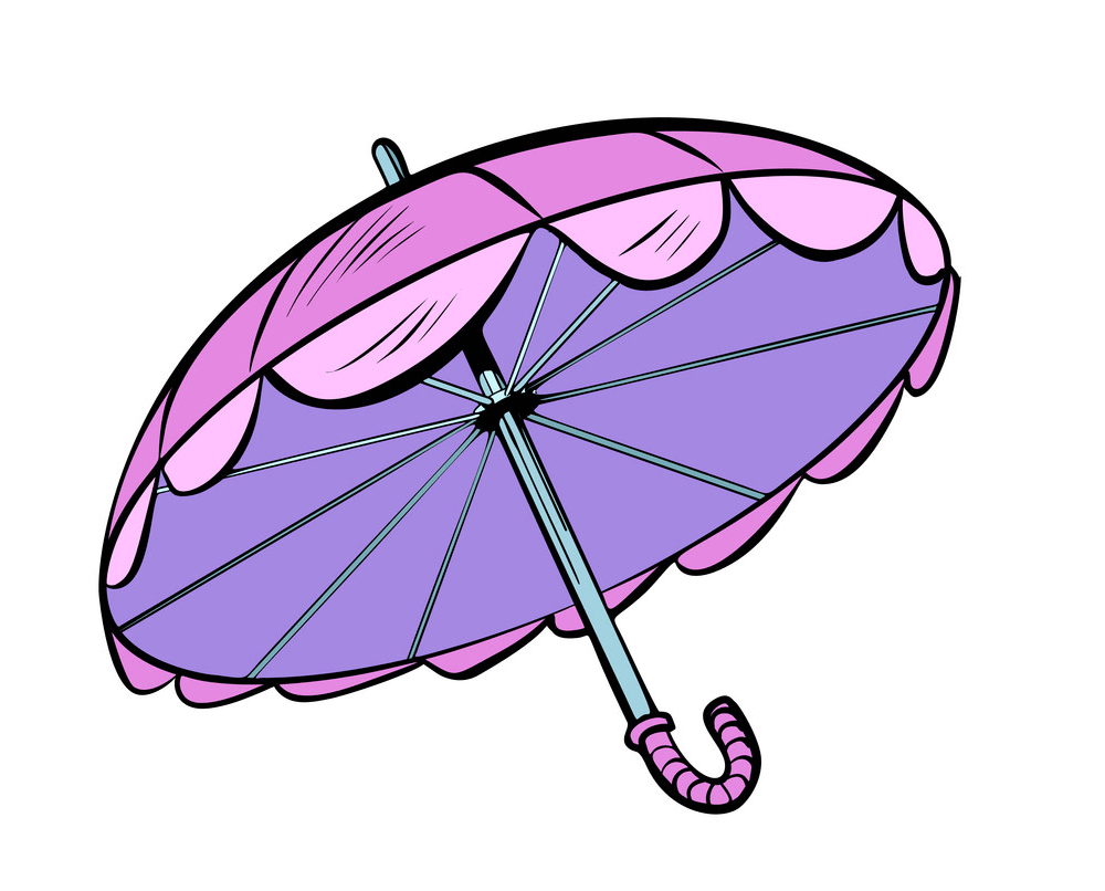 素敵な傘のイラスト イラスト