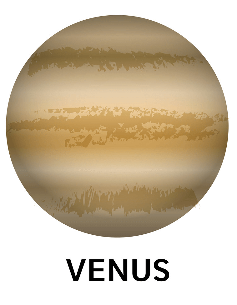 惑星金星のイラスト イラスト