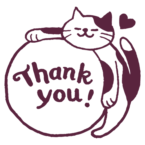 Free Cute Thank You Illustration png image
