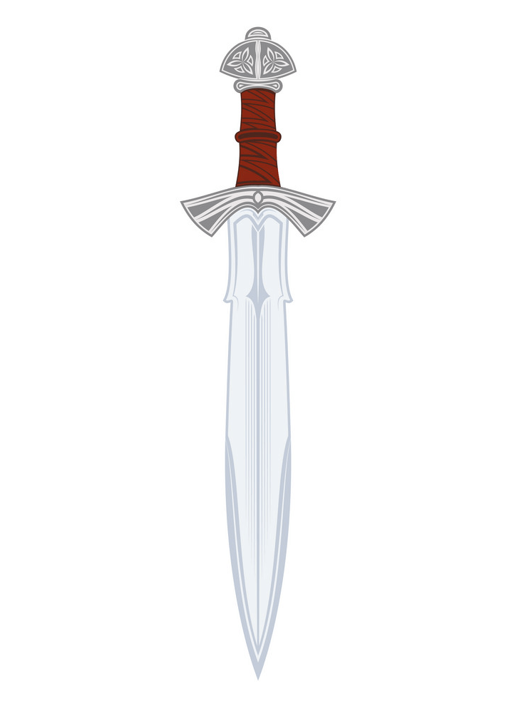 バイキングの剣のイラスト イラスト