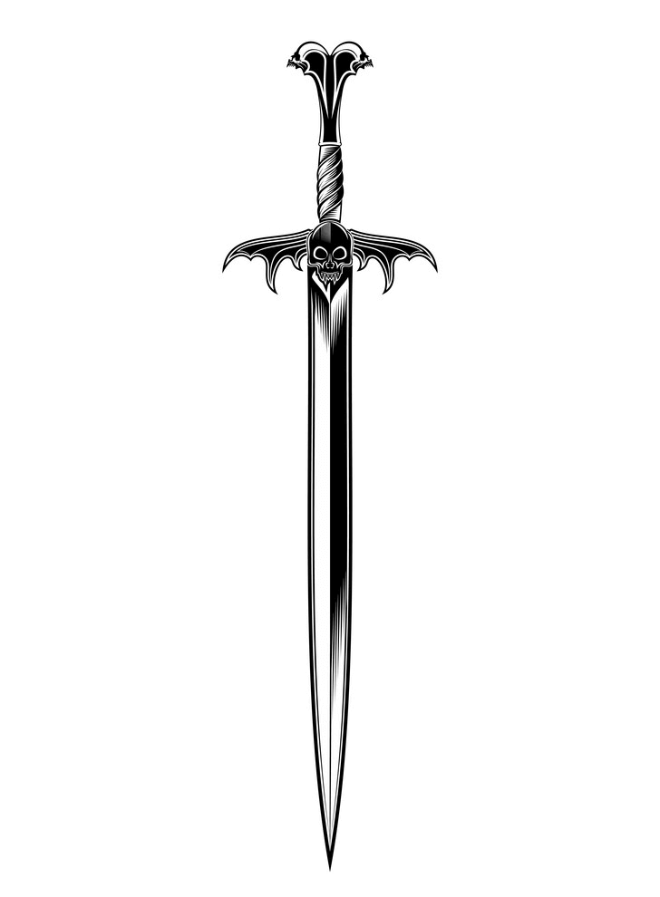 ファンタジー剣のイラスト