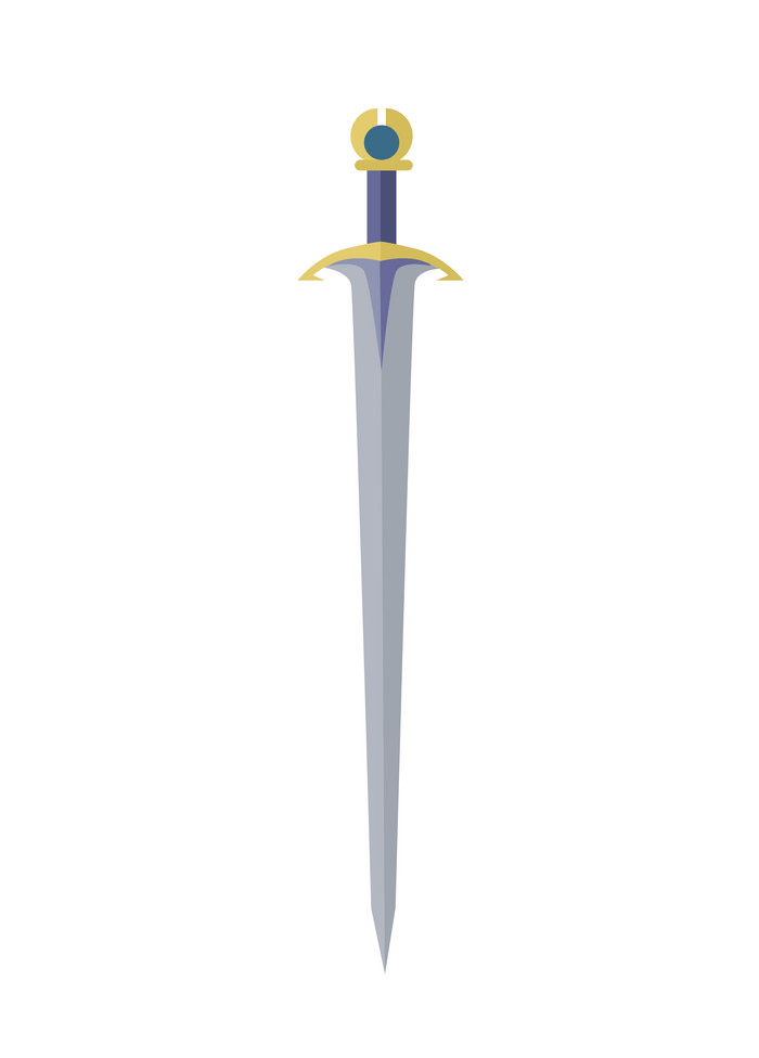 鋼の剣のイラスト