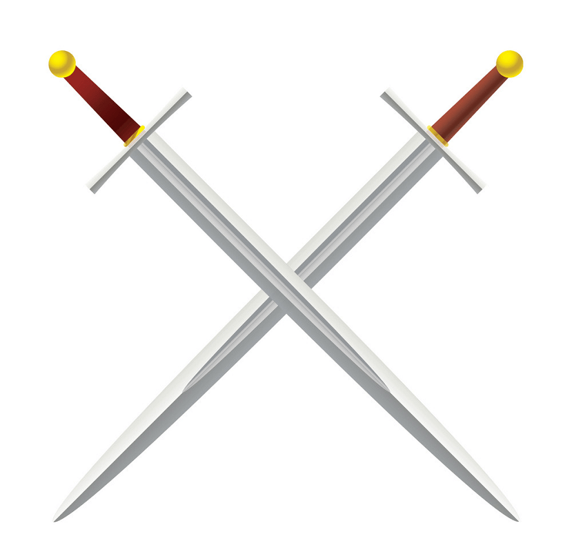 金属の剣のイラスト イラスト