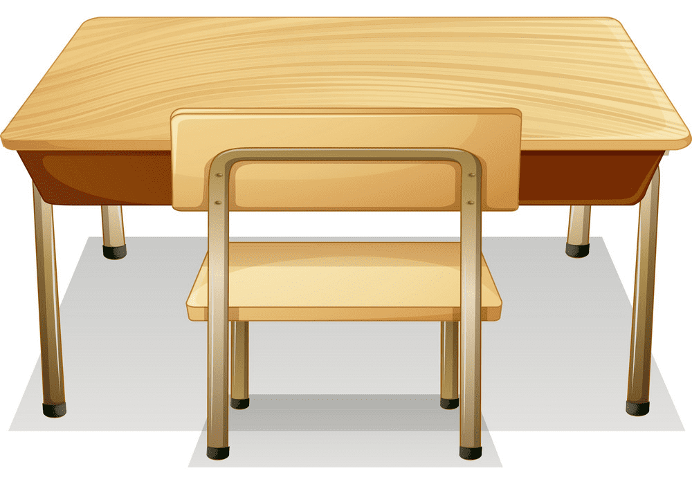 教室のテーブルイラストpng無料 イラスト
