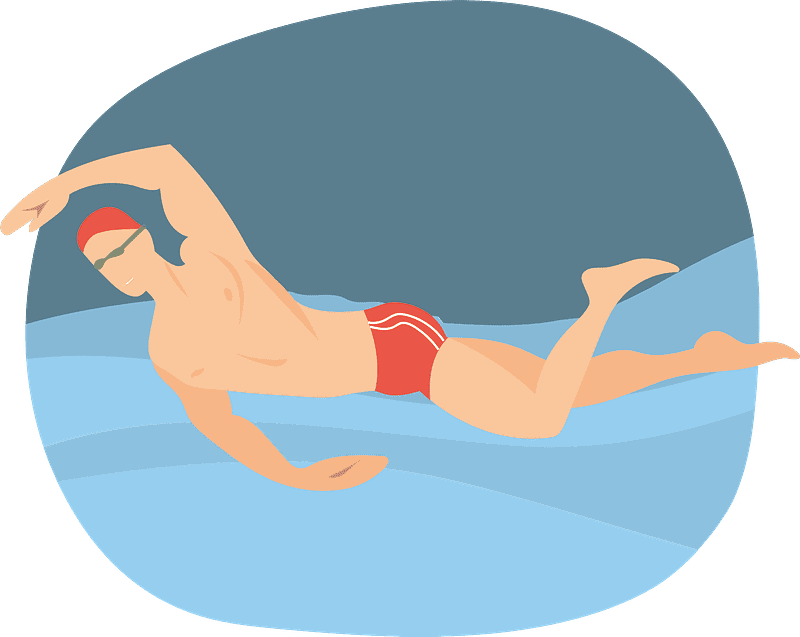 水泳イラスト透明2