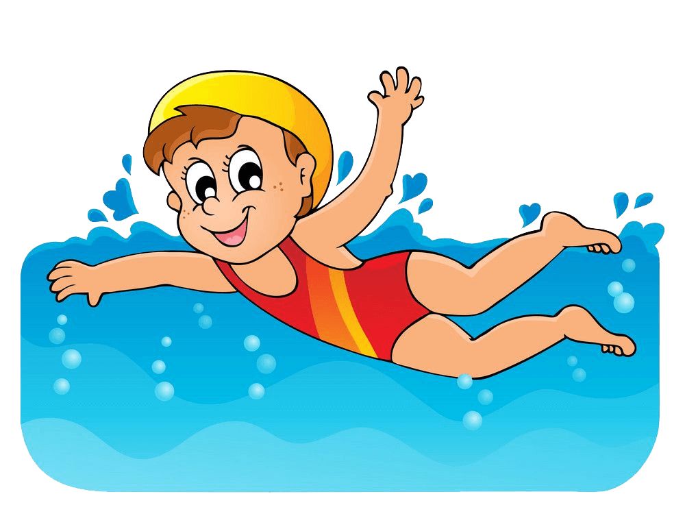 水泳をする女の子のイラスト透明 イラスト