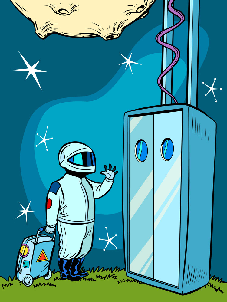 宇宙飛行士のイラスト2 イラスト