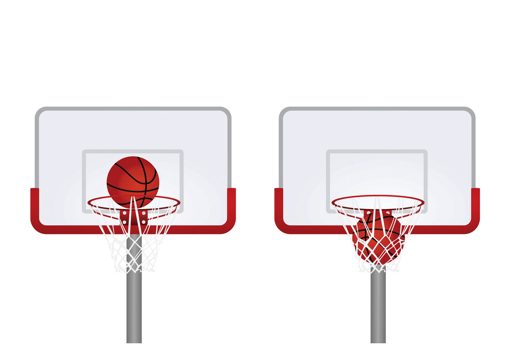 バスケットボールフープのイラスト3