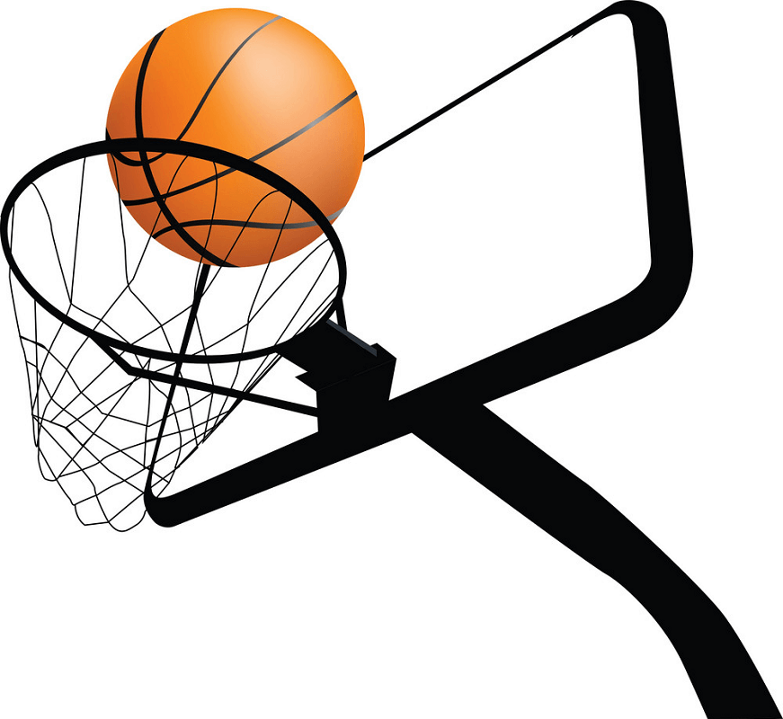 バスケットボールフープのイラスト 4