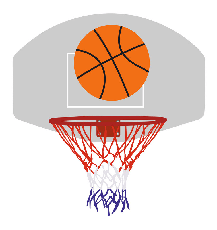 バスケットボールフープの無料イラスト イラスト
