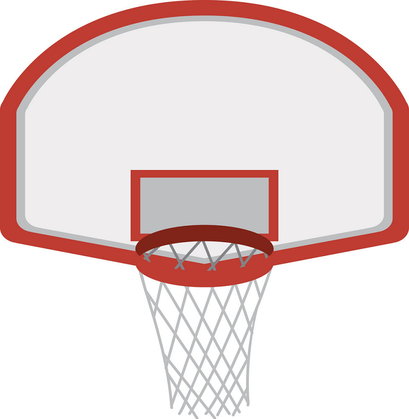 バスケットボールフープのイラスト2 イラスト