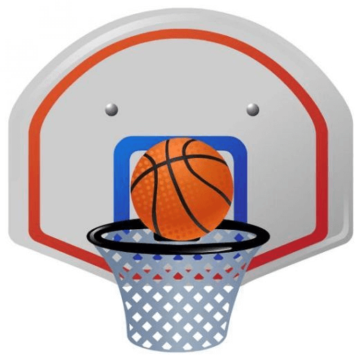 イラスト バスケットボールフープイメージ