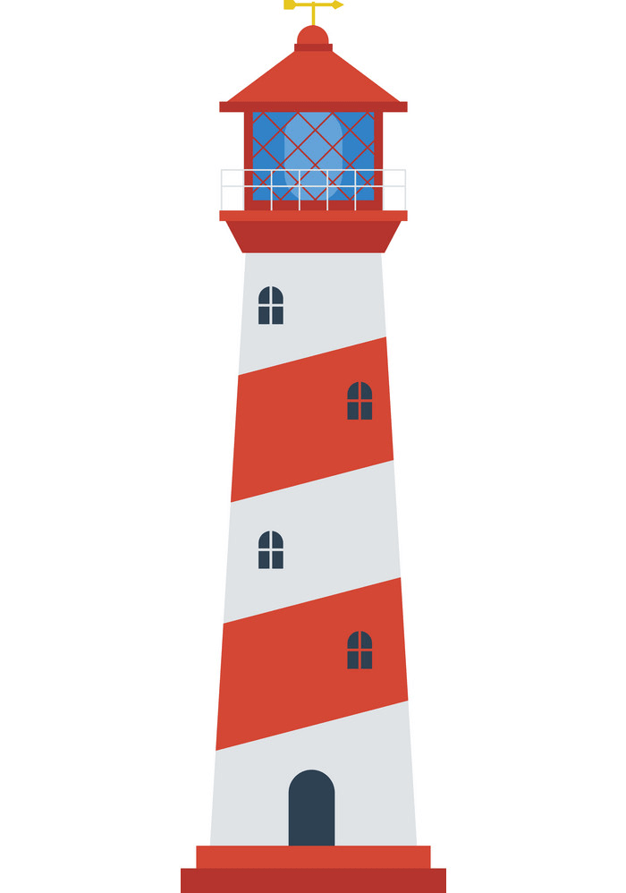 灯台のイラストpng