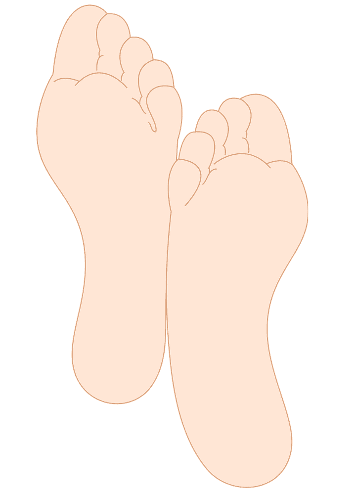 足のイラスト6