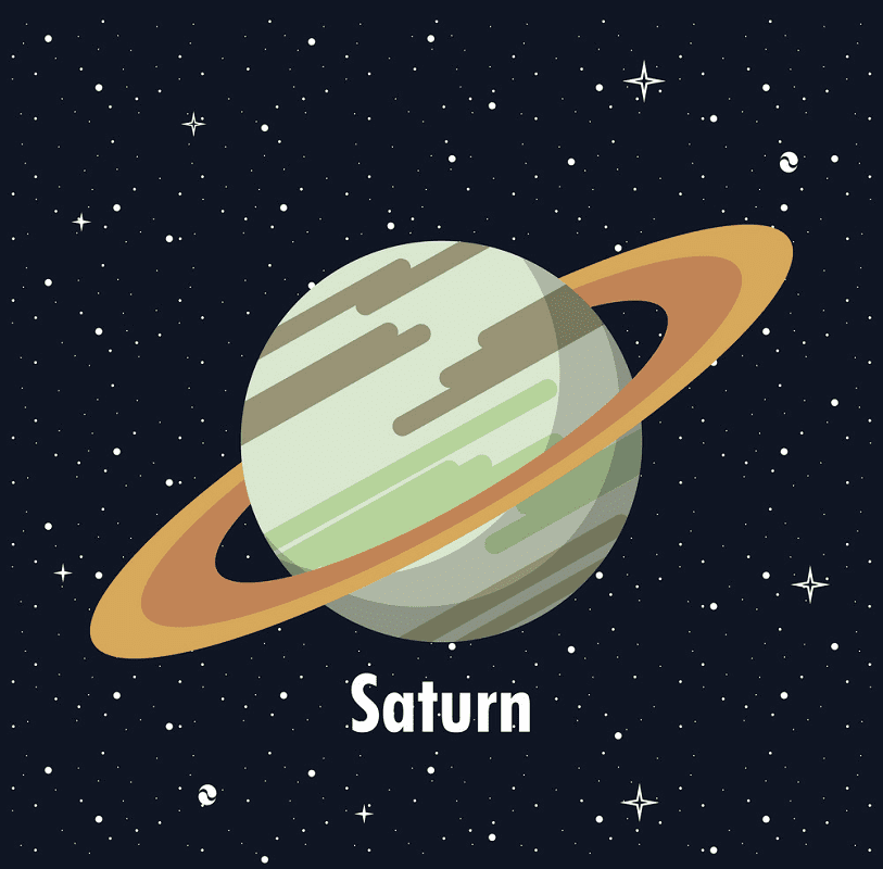 土星のイラスト 1