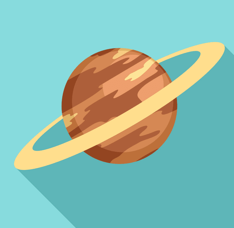 土星のイラスト 2