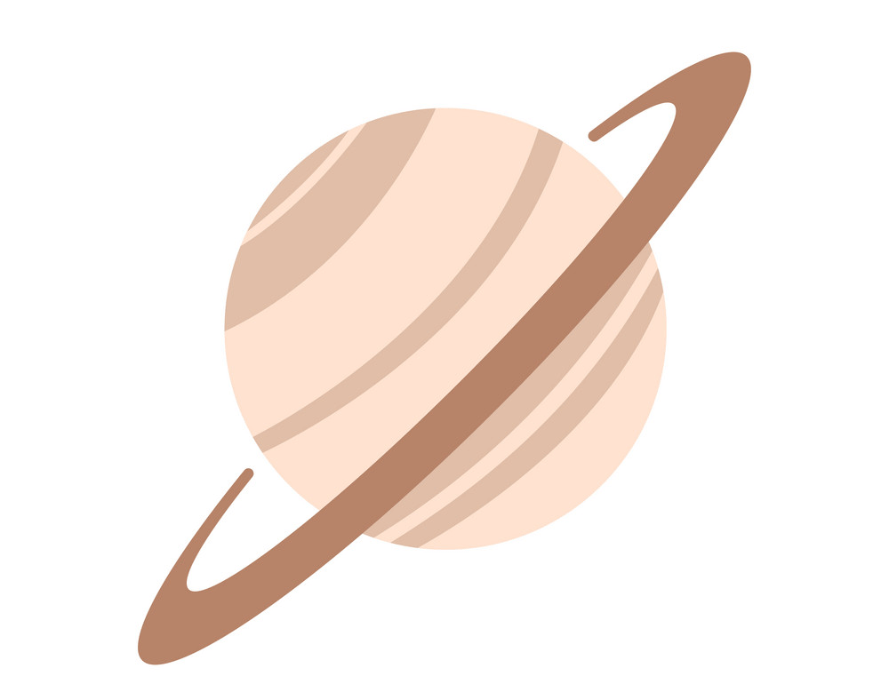 土星のイラスト6 イラスト