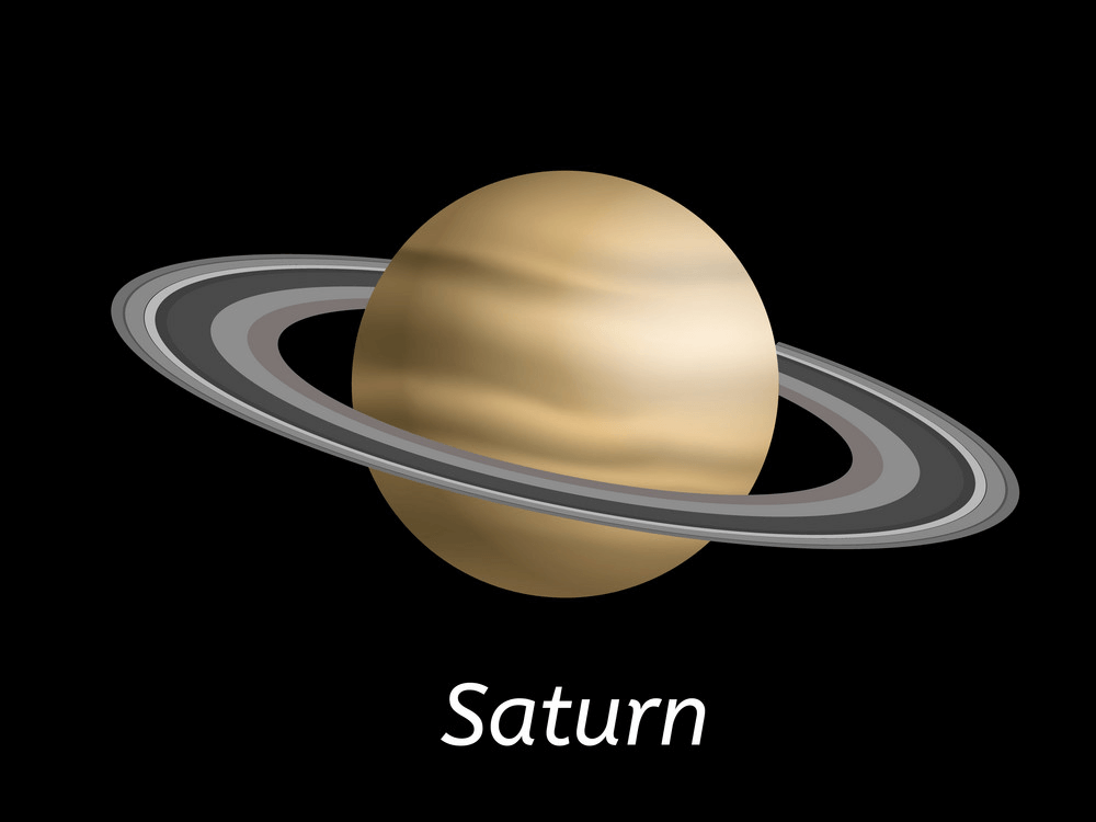 土星のイラスト 7