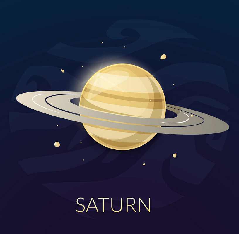 土星のイラストpng