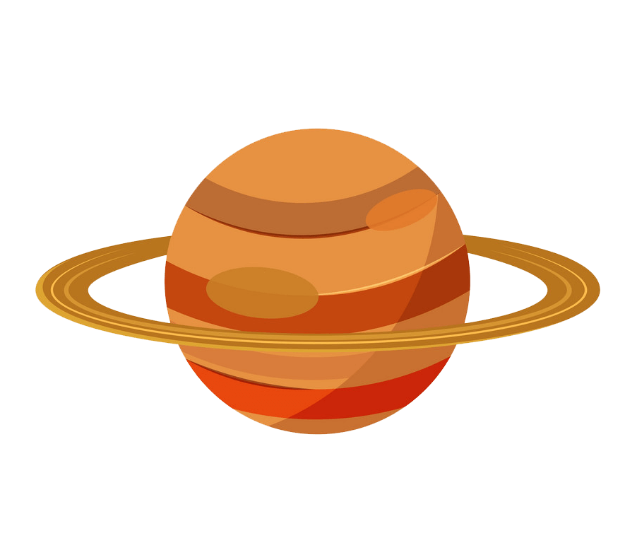 土星のイラスト透明背景