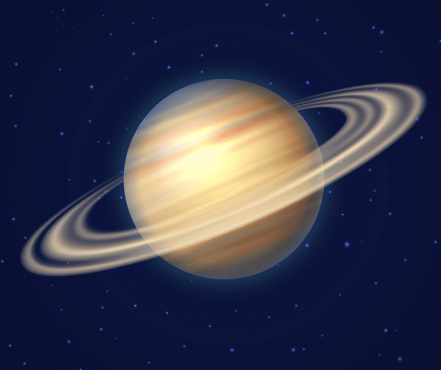土星の惑星のイラスト 1 イラスト