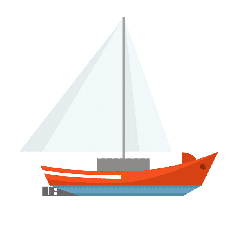 帆船のイラスト無料5