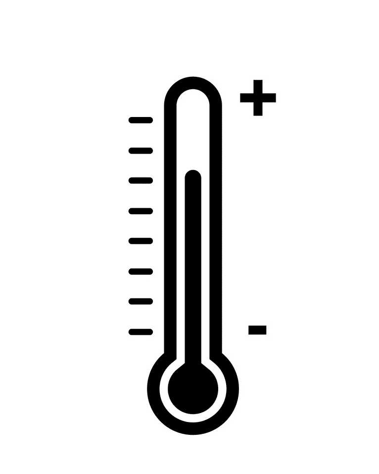 温度計-イラスト-白黒-5 イラスト