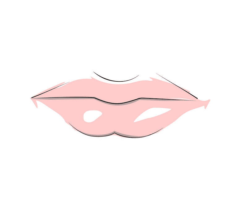 ピンクの唇 イラスト 無料 イラスト