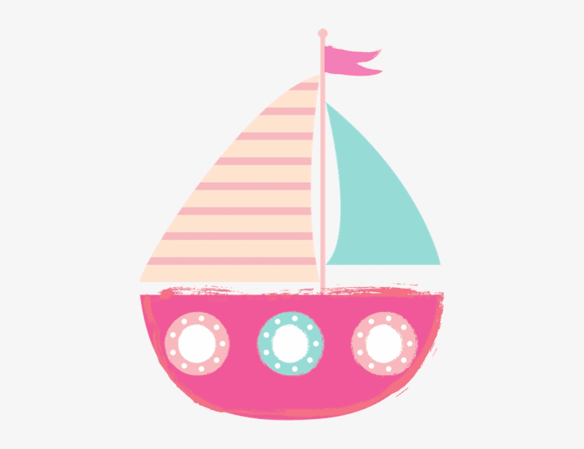 ピンクのヨット イラスト無料