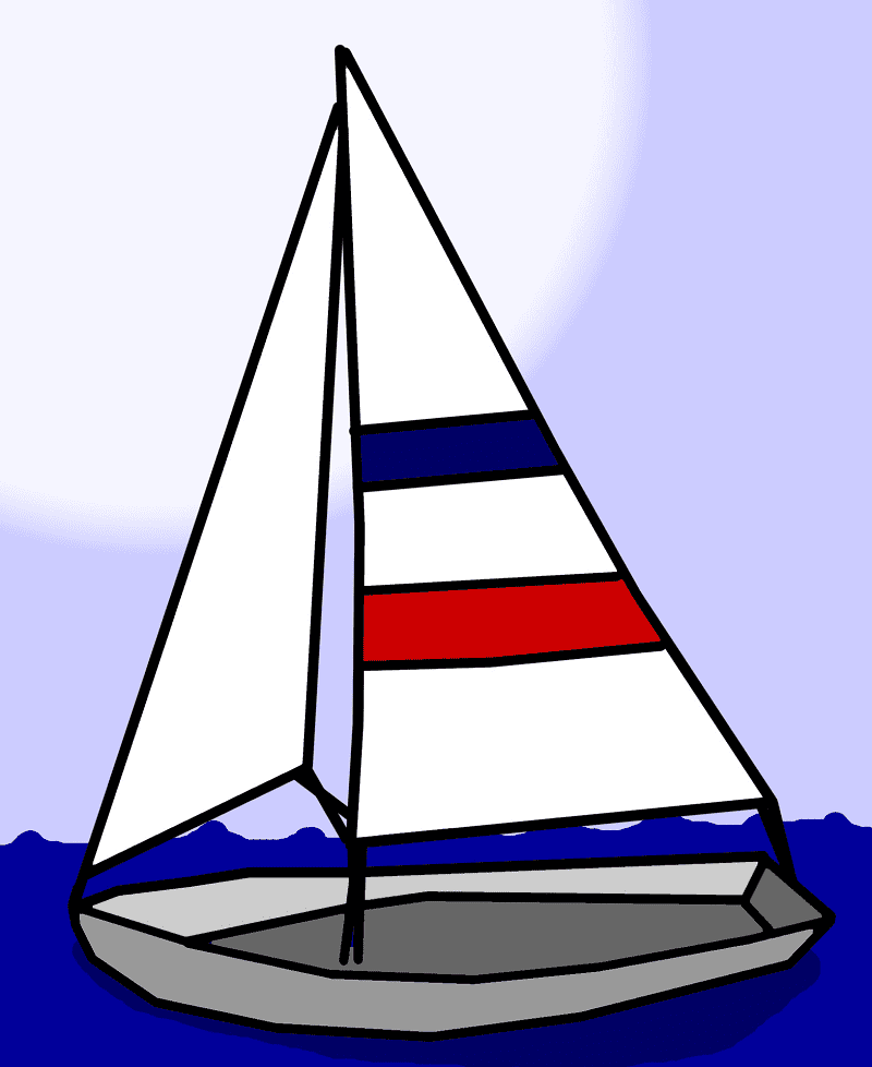 ヨットのイラスト8
