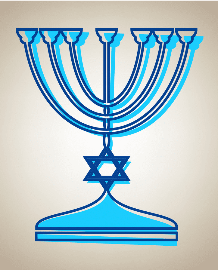 ユダヤ人の本枝の燭台 イラスト 無料