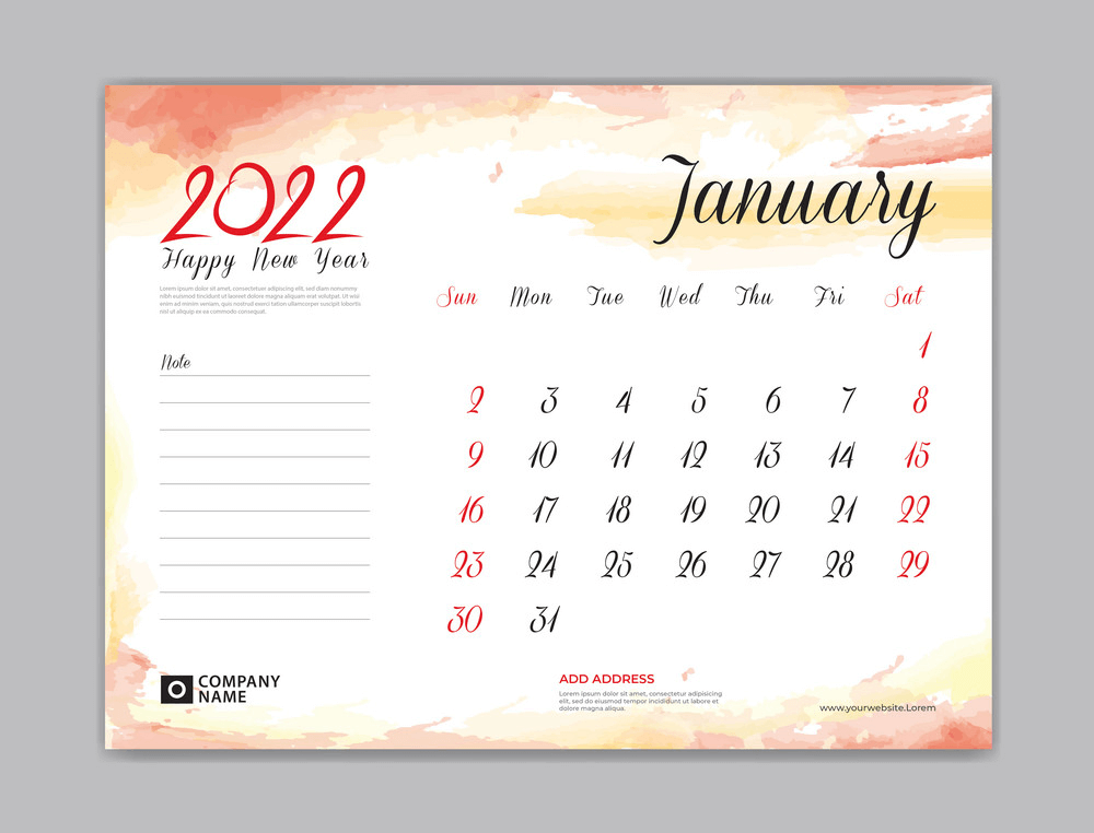 2022年1月カレンダーイラストpng イラスト