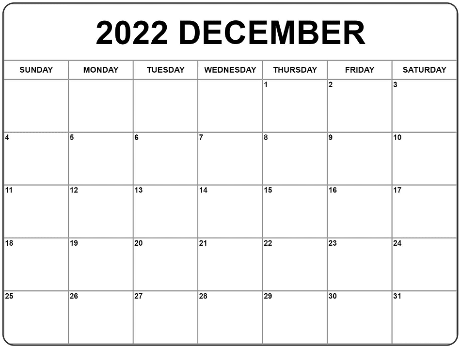 2022年12月カレンダーイラストpng