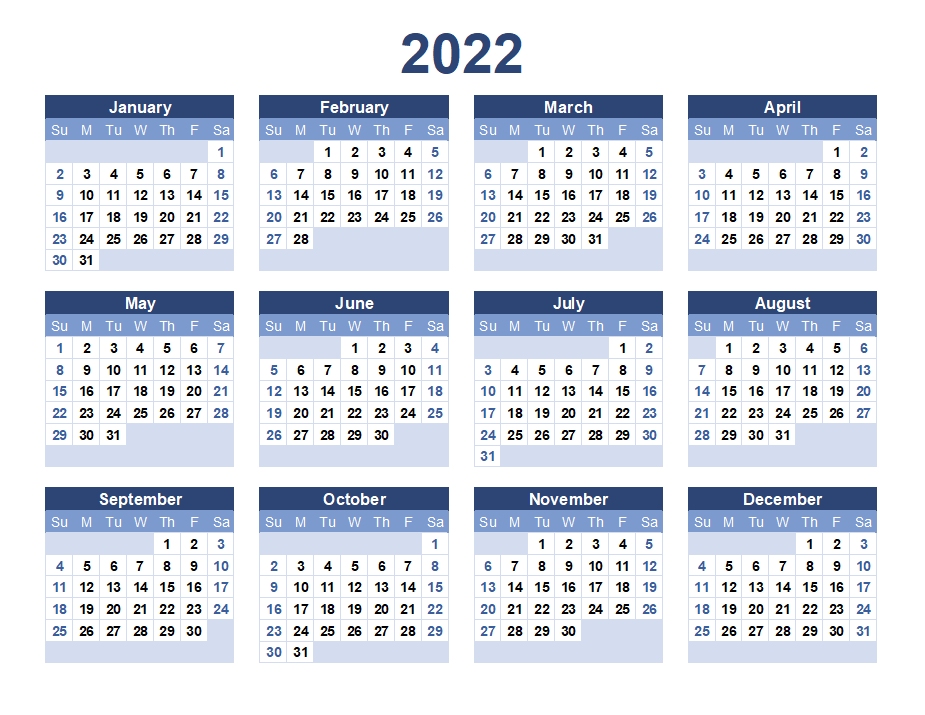 2022年カレンダーイラスト1