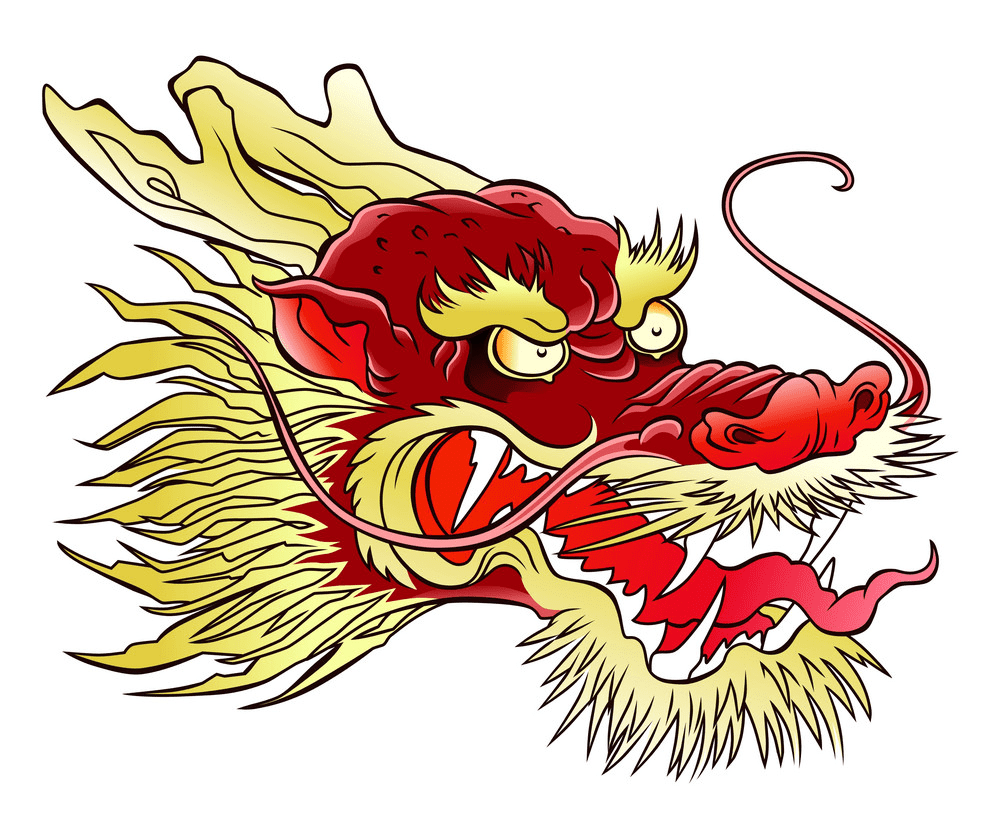 中国のドラゴンのイラスト 4 イラスト