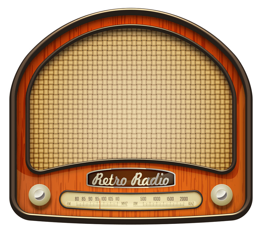古いラジオのイラスト png