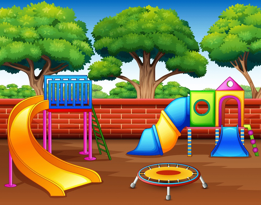 公園の遊び場のイラスト png イメージ