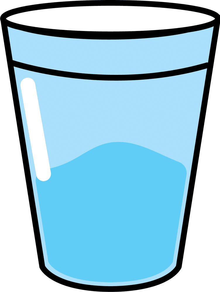 コップ一杯の水のイラスト 3