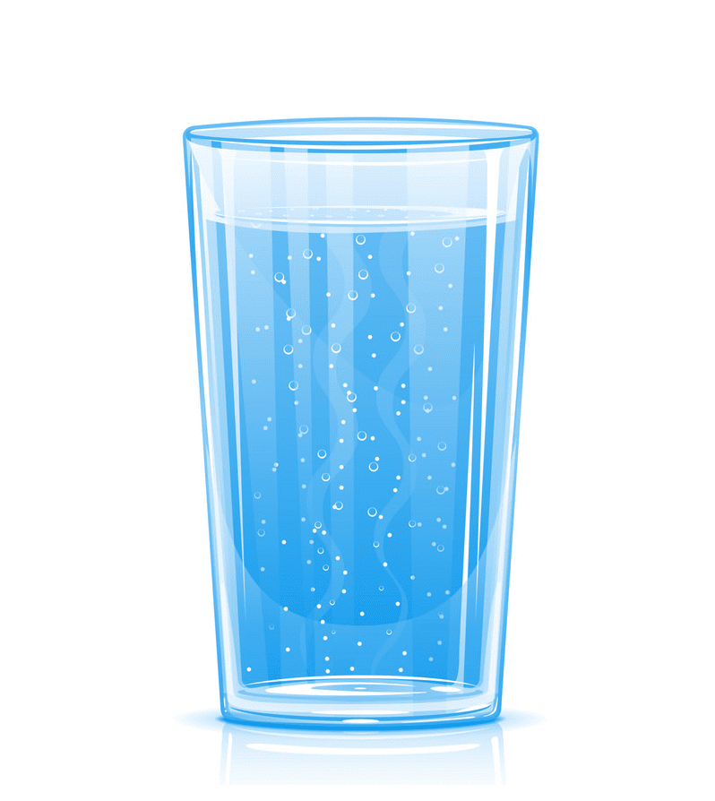 コップ一杯の水のイラスト 4 イラスト