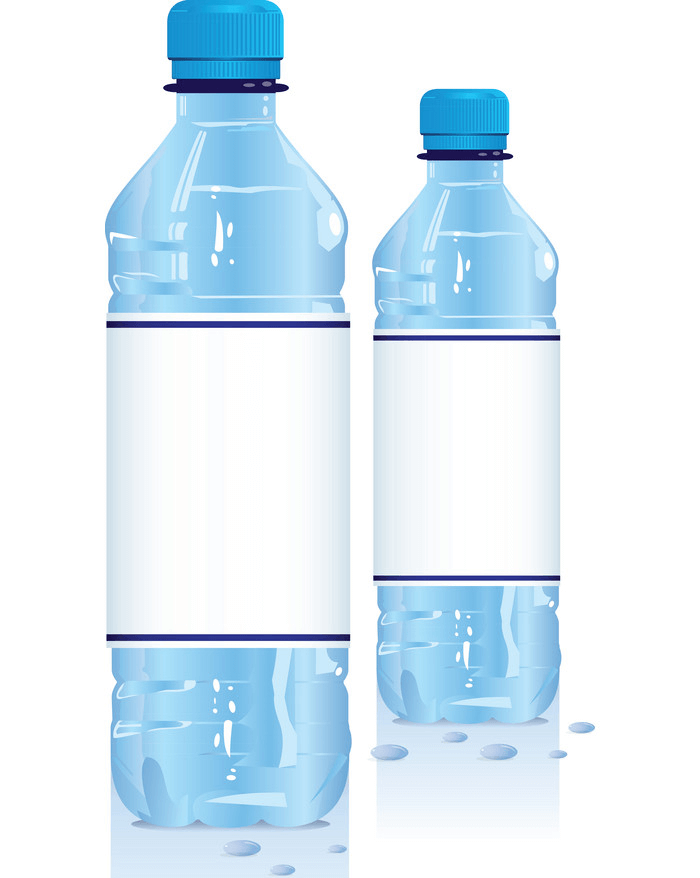 水のボトルのイラスト