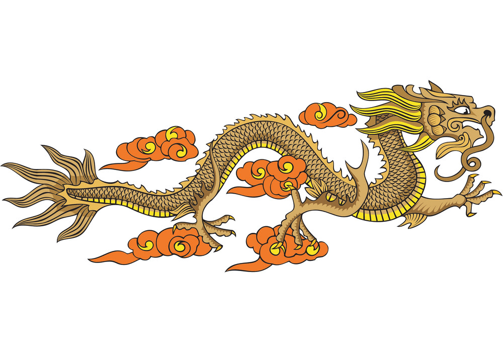 無料の中国のドラゴンのイラスト png イラスト