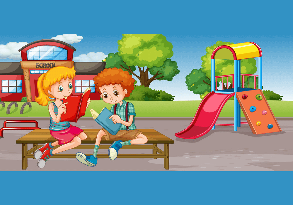 無料の学校の遊び場のイラスト png イメージ